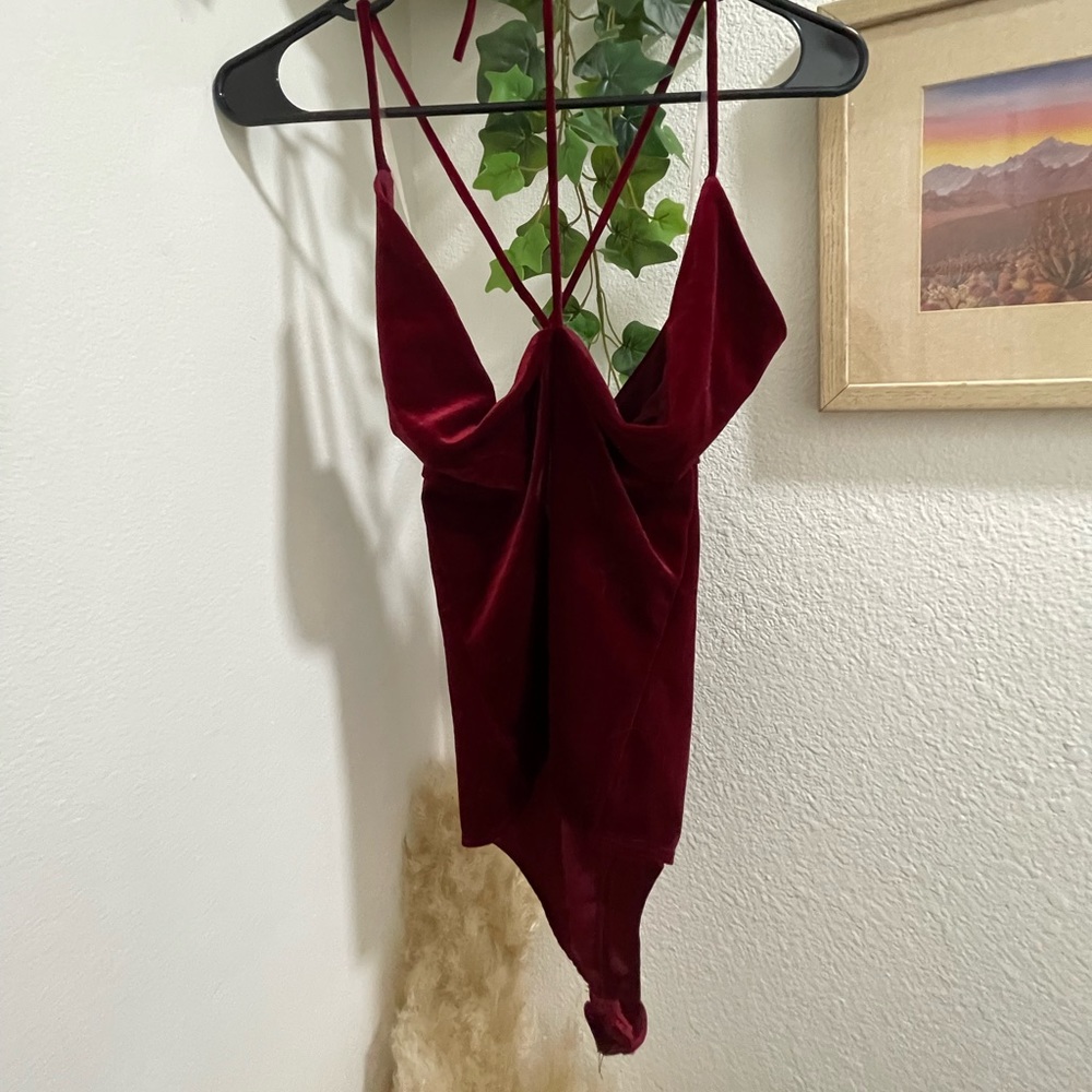 Velour bodysuit